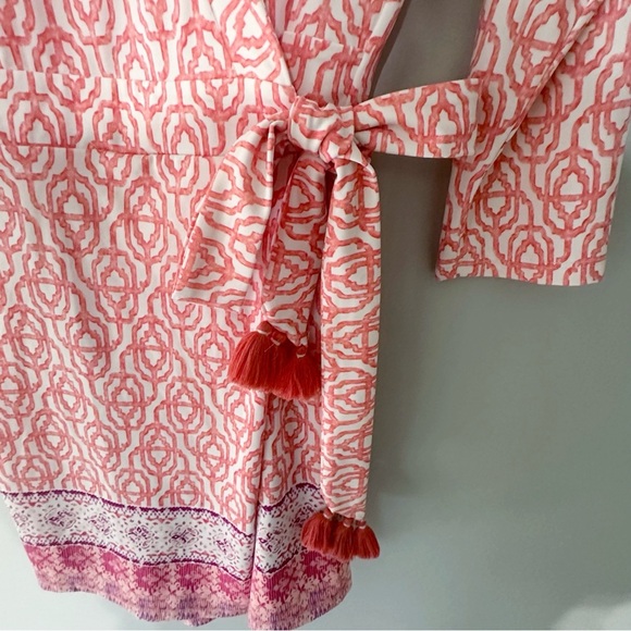 NWT Cabana Life Napa Tassel Wrap Romper Size Large - Picture 9 of 13